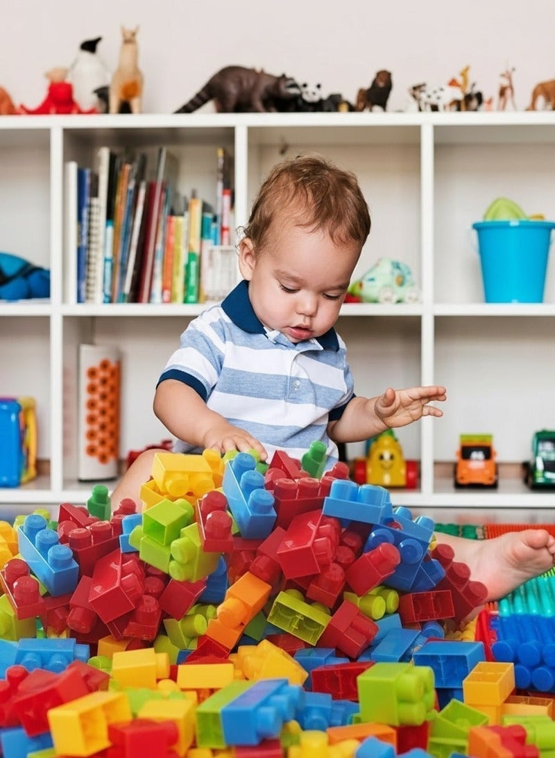 مكعبات اطفال كبيرة 88 قطعة كبيرة جدًا مكعبات ميجا بناء تعليمية مكعبات تجميع، وحقيبة تخزين واحدة، مجموعة هدايا ألعاب للأعمار من سنة فما فوق - Image 5